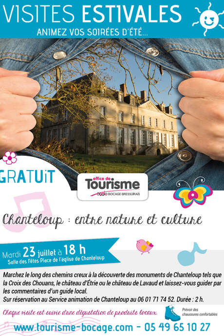 Visites estivales 2019 - Chanteloup : entre nature et culture Visites estivales 2019 - Chanteloup : entre nature et culture