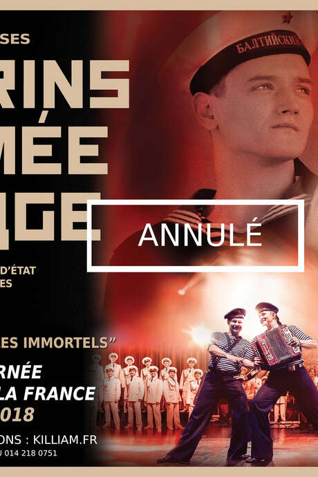 CHŒURS ET DANSES DES MARINS DE L’ARMÉE ROUGE (ANNULÉ) CHŒURS ET DANSES DES MARINS DE L’ARMÉE ROUGE (ANNULÉ)
