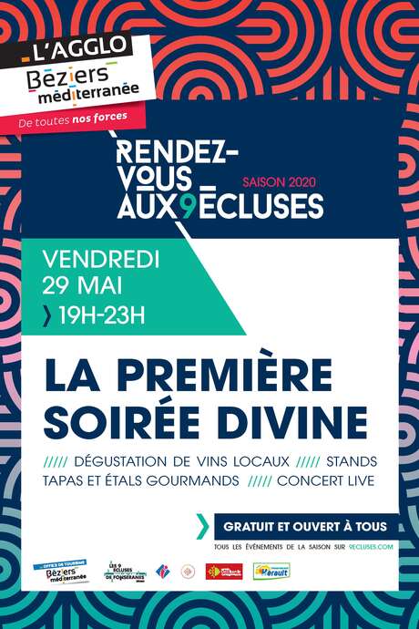 LANCEMENT DES SOIRÉES DIVINES - RENDEZ AUX 9 ÉCLUSES LANCEMENT DES SOIRÉES DIVINES - RENDEZ AUX 9 ÉCLUSES