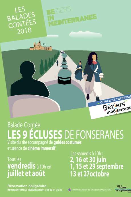 BALADE CONTÉE : LES 9 ÉCLUSES DE FONSERANES BALADE CONTÉE : LES 9 ÉCLUSES DE FONSERANES