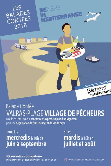 BALADE CONTÉE : VALRAS-PLAGE, VILLAGE DE PÊCHEURS BALADE CONTÉE : VALRAS-PLAGE, VILLAGE DE PÊCHEURS