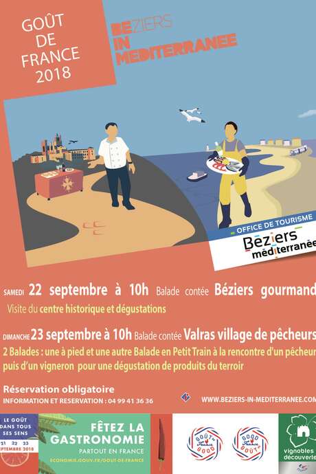 GOÛT DE FRANCE 2018 : VALRAS-PLAGE VILLAGE DE PÊCHEURS, BALADE À PIED GOÛT DE FRANCE 2018 : VALRAS-PLAGE VILLAGE DE PÊCHEURS, BALADE À PIED
