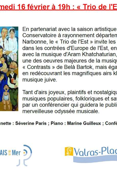 CONCERT « TRIO DE L’EST » CONCERT « TRIO DE L’EST »