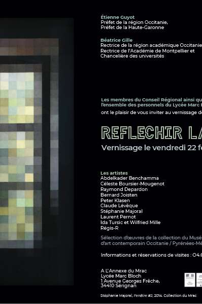 VERNISSAGE DE L’EXPOSITION "RÉFLÉCHIR LA LUMIÈRE", PROJET PÉDAGOGIQUE "TOUS COMMISSAIRES ". VERNISSAGE DE L’EXPOSITION "RÉFLÉCHIR LA LUMIÈRE", PROJET PÉDAGOGIQUE "TOUS COMMISSAIRES ".