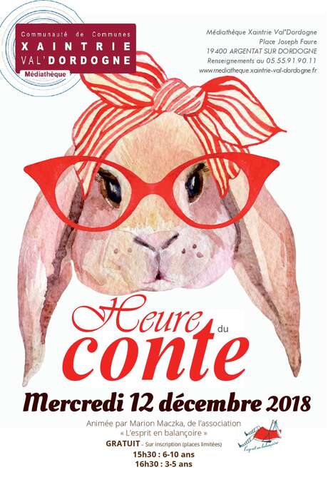 L'Heure du Conte avec Marion Maczka L'Heure du Conte avec Marion Maczka