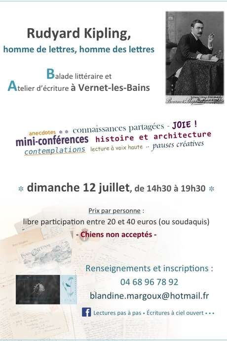 LECTURES PAS A PAS - ECRITURES A CIEL OUVERT : RUDYARD KIPLING, HOMME DE LETTRES, HOMME DES LETTRES LECTURES PAS A PAS - ECRITURES A CIEL OUVERT : RUDYARD KIPLING, HOMME DE LETTRES, HOMME DES LETTRES