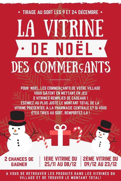 LA VITRINE DE NOËL DES COMMERÇANTS LA VITRINE DE NOËL DES COMMERÇANTS