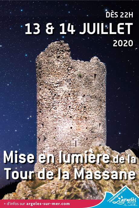 MISE EN LUMIERE DE LA TOUR DE LA MASSANE MISE EN LUMIERE DE LA TOUR DE LA MASSANE