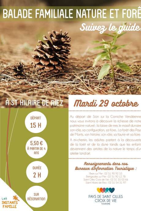VISITE GUIDÉE "BALADE FAMILIALE NATURE & FORÊT" VISITE GUIDÉE "BALADE FAMILIALE NATURE & FORÊT"