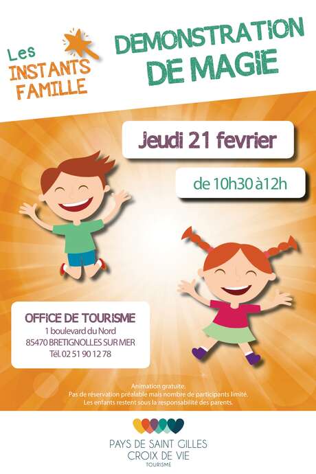 INSTANTS FAMILLE : DÉMONSTRATION DE MAGIE INSTANTS FAMILLE : DÉMONSTRATION DE MAGIE