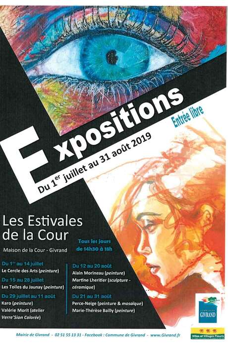 LES ESTIVALES DE LA COUR : ALAIN MORINEAU (PEINTURE) ET MARTINE LHERITIER (SCULPTURE-CÉRAMIQUE) LES ESTIVALES DE LA COUR : ALAIN MORINEAU (PEINTURE) ET MARTINE LHERITIER (SCULPTURE-CÉRAMIQUE)