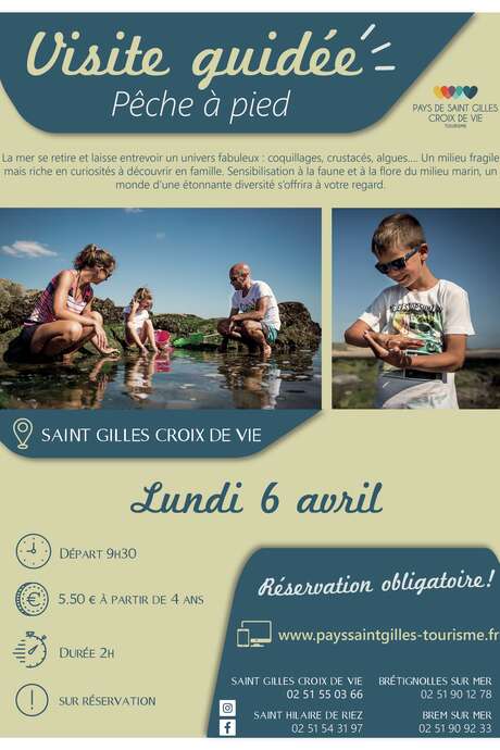 VISITE GUIDÉE "PÊCHE A PIED" VISITE GUIDÉE "PÊCHE A PIED"