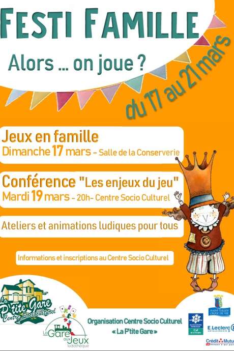 CONFÉRENCE : "LES ENJEUX DU JEU DANS LA FORMATION DU JE !" CONFÉRENCE : "LES ENJEUX DU JEU DANS LA FORMATION DU JE !"