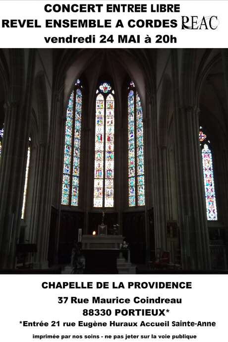 ENSEMBLE À CORDES REAC À LA CHAPELLE DE LA PROVIDENCE (PORTIEUX) ENSEMBLE À CORDES REAC À LA CHAPELLE DE LA PROVIDENCE (PORTIEUX)
