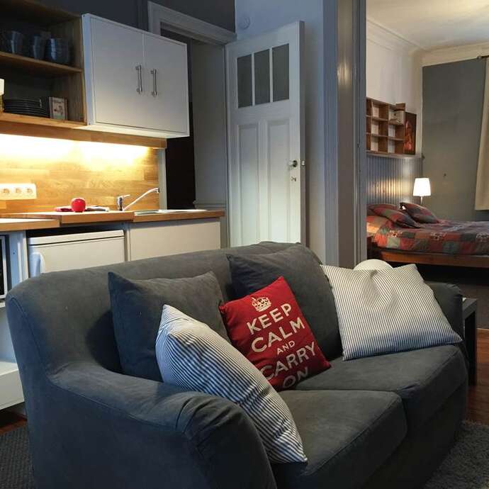 La maison rouge, appartement meublé La maison rouge, appartement meublé