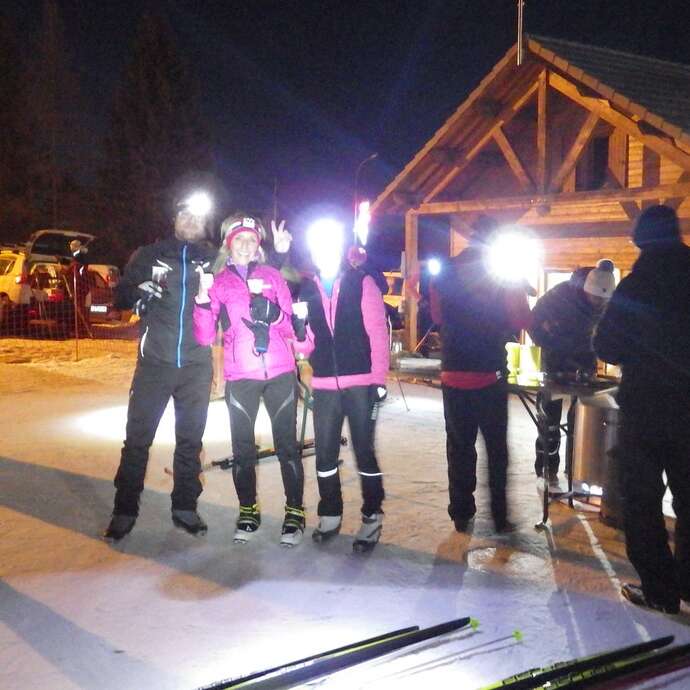 Ski de fond nocturne Ski de fond nocturne